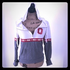❤️Vs pink Ohio state hoodie half zip❤️